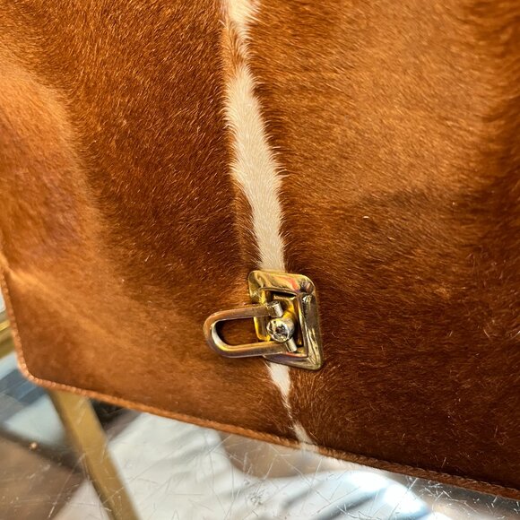 Pan American 1950s calf hair top handle handbag - Picture 3 of 8